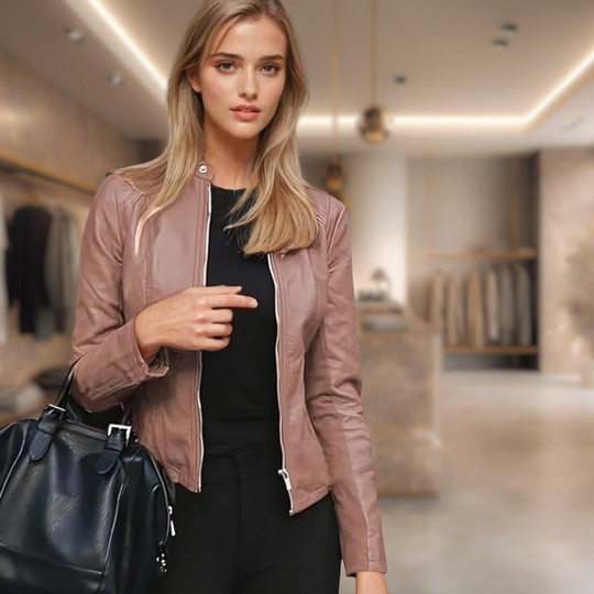 MARILYN | VEGAN LEATHER JACKET